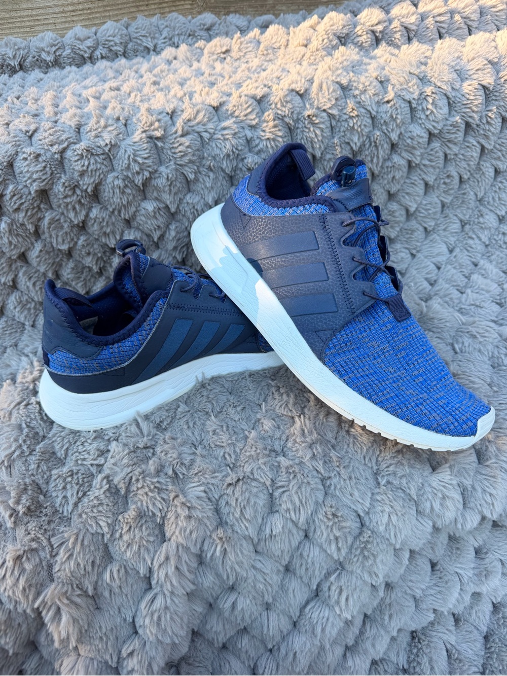 adidas Men’s Navy and Blue Athletic Sneakers